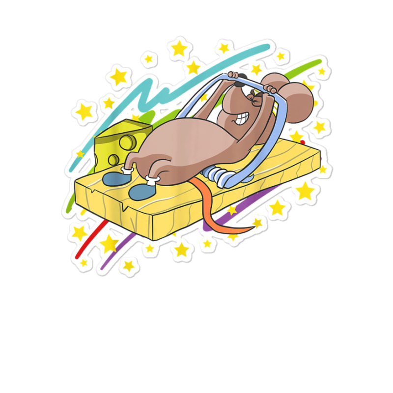 Mouse Trap Animals Funny Cute Sticker | Artistshot