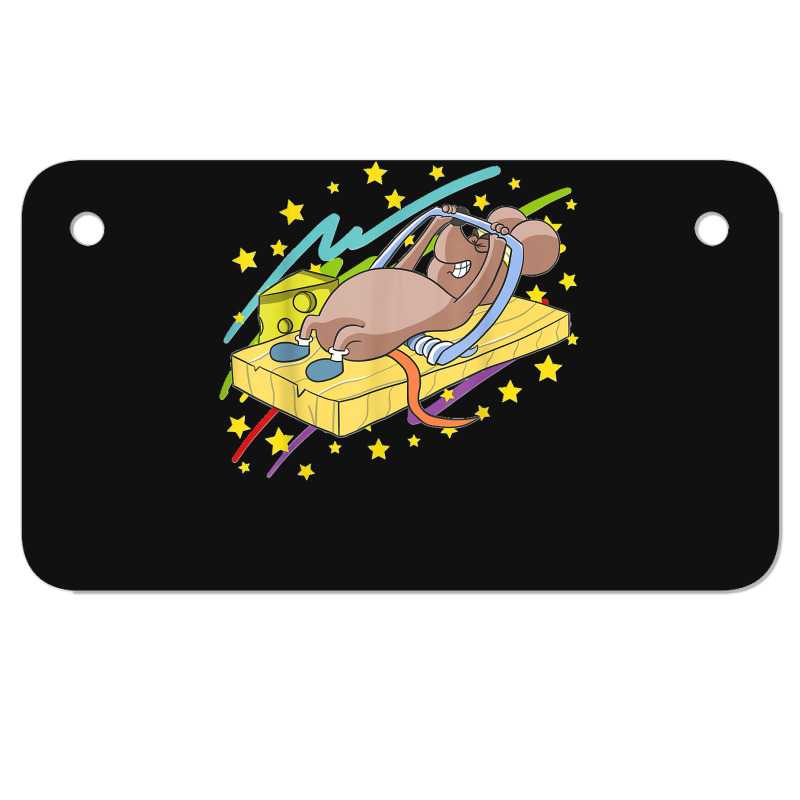 Mouse Trap Animals Funny Cute Motorcycle License Plate | Artistshot