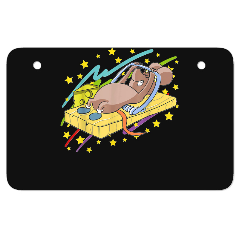 Mouse Trap Animals Funny Cute Atv License Plate | Artistshot