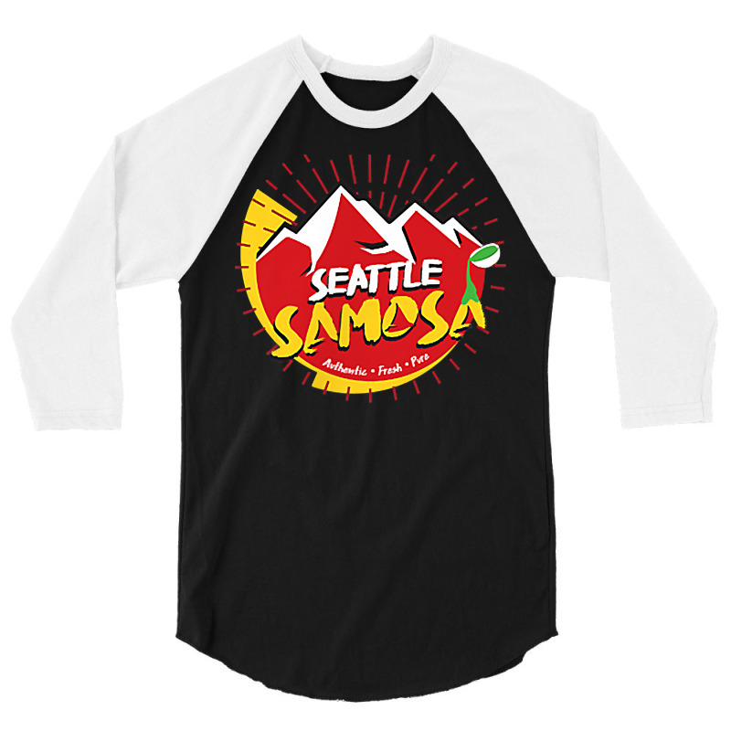 Seattle Samosa T Shirt 3/4 Sleeve Shirt by cm-arts | Artistshot