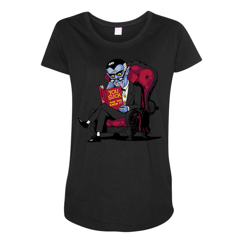 Vampires   You Suck And You Know It Maternity Scoop Neck T-shirt by cm-arts | Artistshot