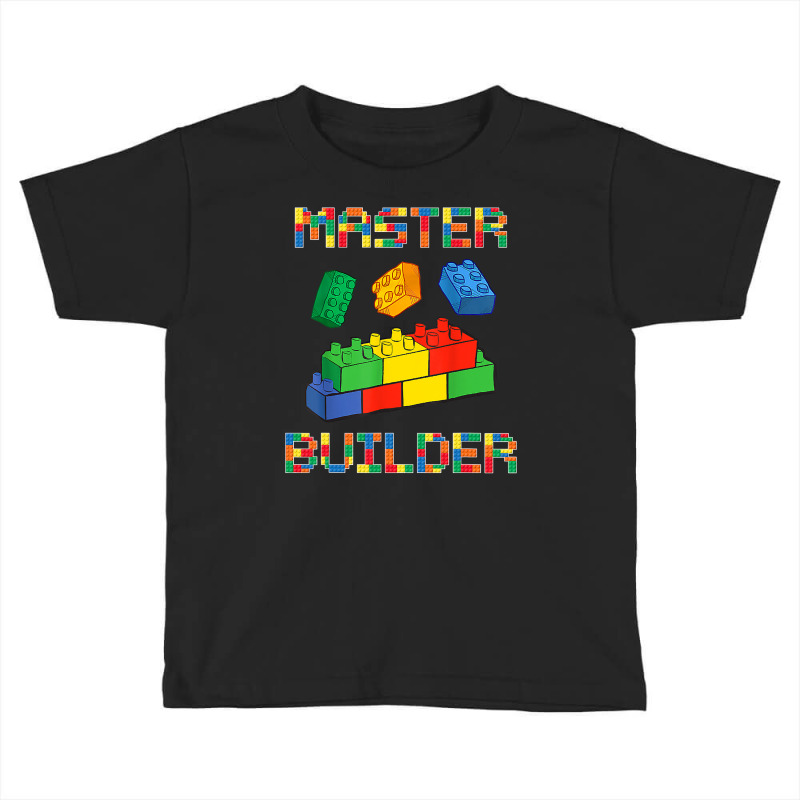 Brick Builder Blocks Building Master Builder Funny Toys Kids Toddler T-shirt | Artistshot