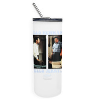 Womens Seinfeld Newman And Jerry V Neck T Shirt Skinny Tumbler | Artistshot