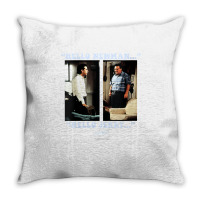 Womens Seinfeld Newman And Jerry V Neck T Shirt Throw Pillow | Artistshot