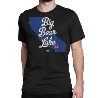 Big Bear Lake California Ca Map T Shirt Classic T-shirt | Artistshot