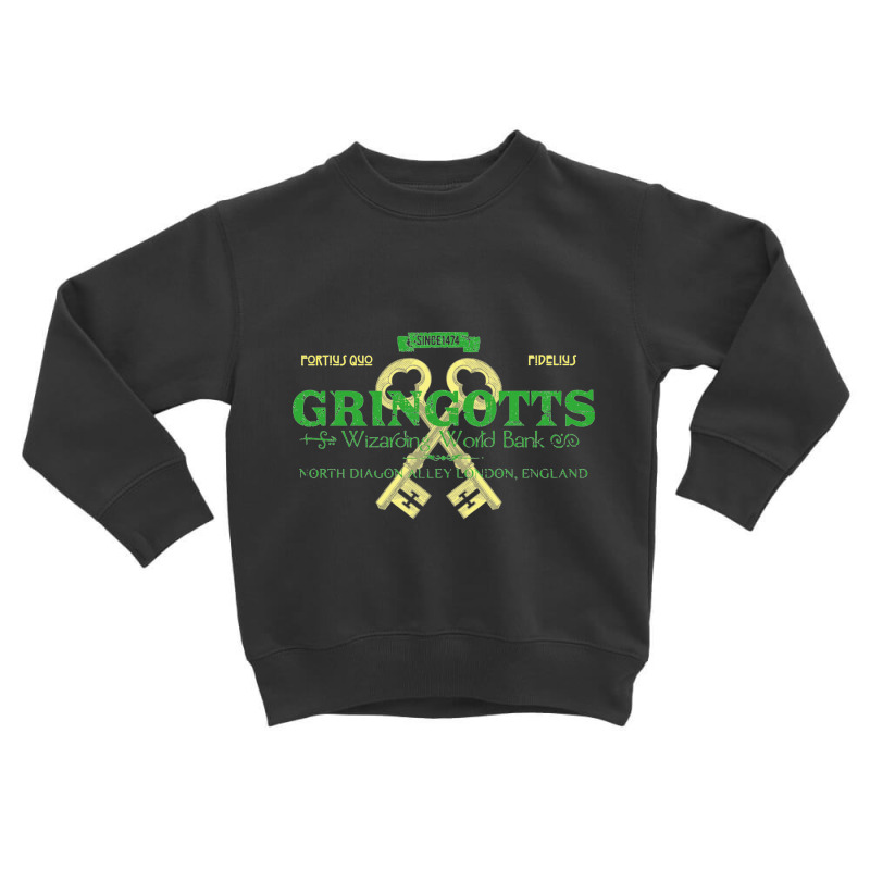 Gringotts Bank Toddler Sweatshirt by messypalate | Artistshot