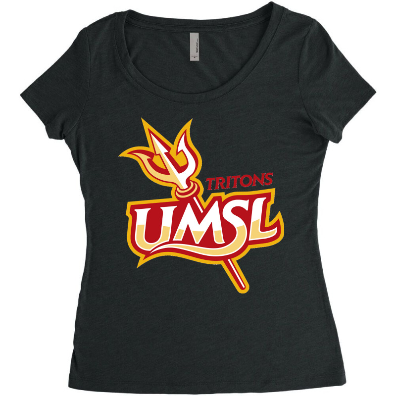 Umsl Of Tritons Classic Women's Triblend Scoop T-shirt by PamelaJeanBrink | Artistshot