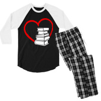 Book Nerd's, Book Lover's Valentine's Day Men's 3/4 Sleeve Pajama Set | Artistshot