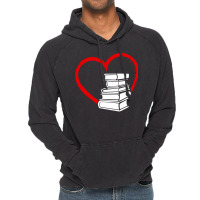 Book Nerd's, Book Lover's Valentine's Day Vintage Hoodie | Artistshot