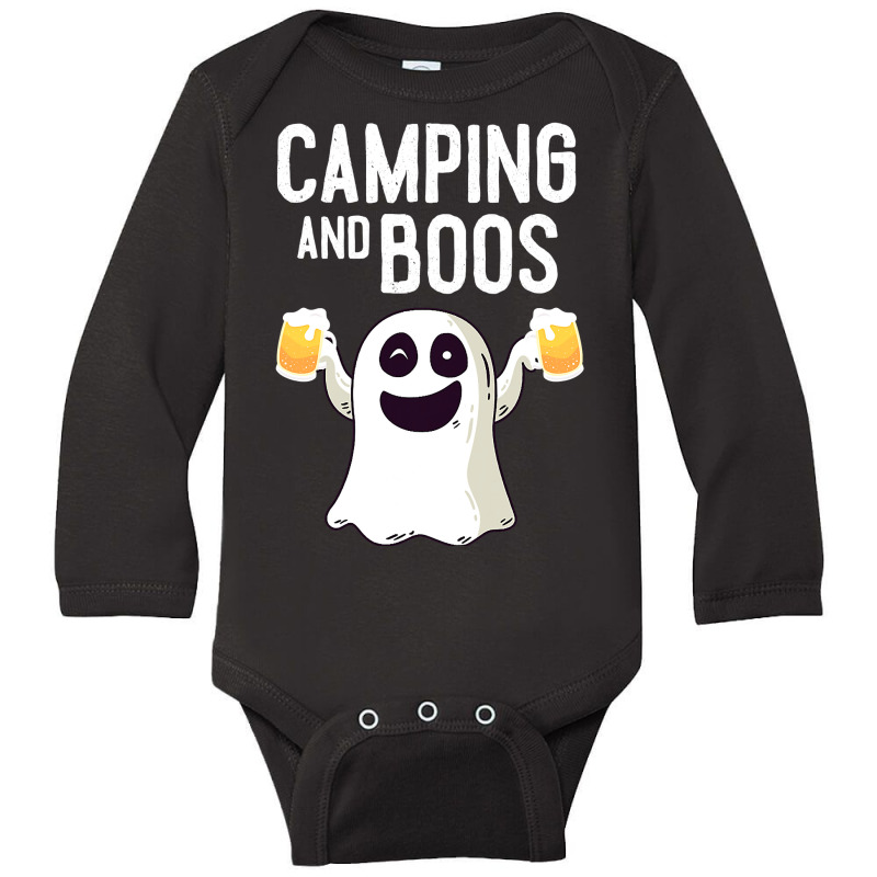 Camping And Boos Camping Halloween Costume For Men Women Long Sleeve Baby Bodysuit | Artistshot