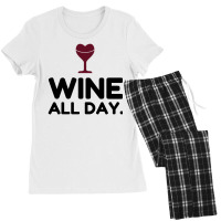 Wine All Day Women's Pajamas Set | Artistshot