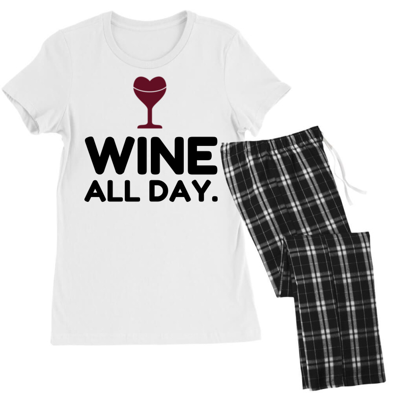 Wine All Day Women's Pajamas Set | Artistshot