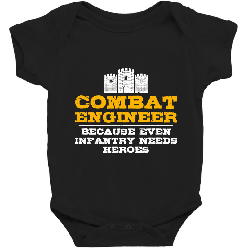 Combat Engineer  Engineer Gifts  Army Engineering Baby Bodysuit by EricWade | Artistshot