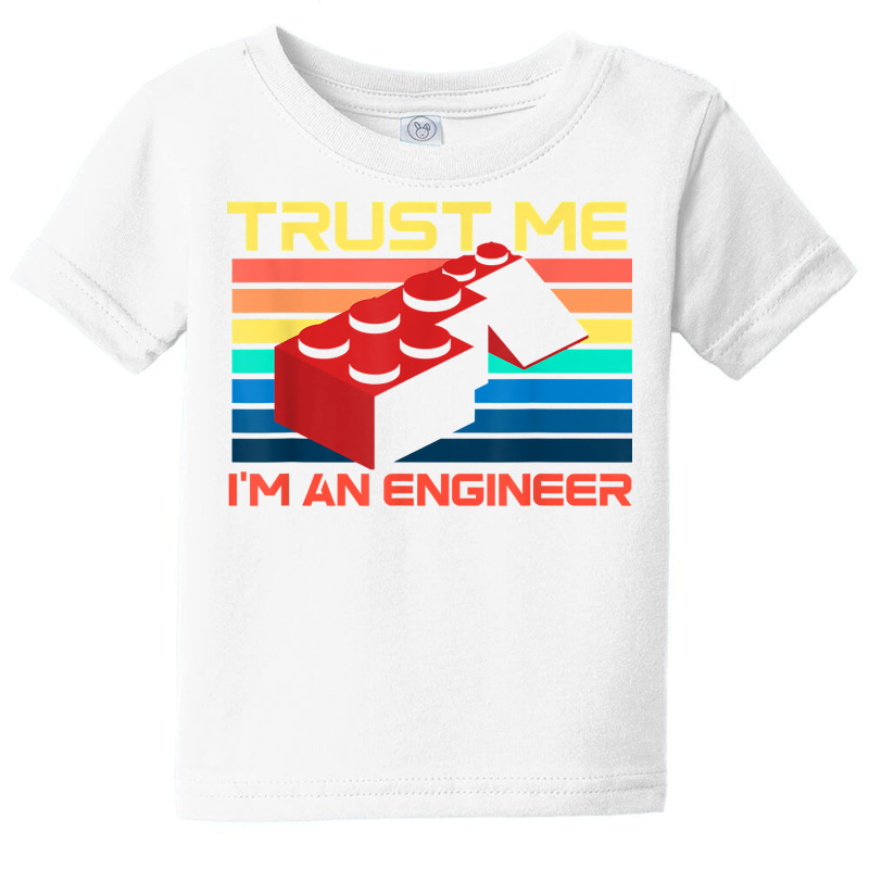 Engineer Master Builder Building Blocks Bricks Bricklayer T Shirt Baby Tee | Artistshot