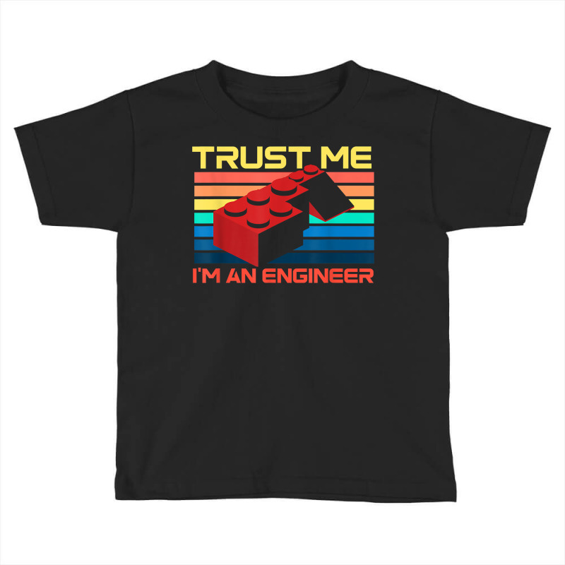 Engineer Master Builder Building Blocks Bricks Bricklayer T Shirt Toddler T-shirt | Artistshot