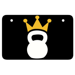 kettlebell crown, kettlebell ATV License Plate | Artistshot
