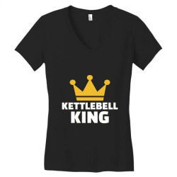 kettlebell king, kettlebell Women's V-Neck T-Shirt | Artistshot