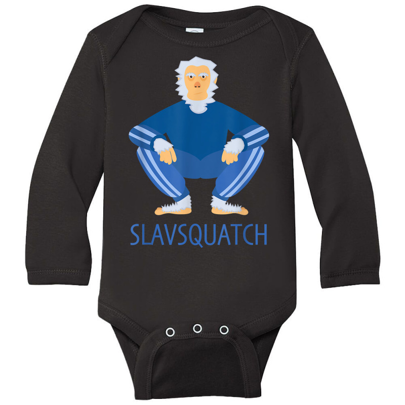 Slav Squat Dank Meme Eastern European Squatting Tracksuit T Shirt Long Sleeve Baby Bodysuit | Artistshot