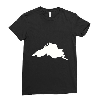 Lake Superior, Lake Superior Ladies Fitted T-shirt Designed By Koujirouinoue