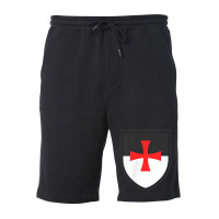 Knights Templar Shield Cross Crusades Side Print T Shirt Fleece Short | Artistshot