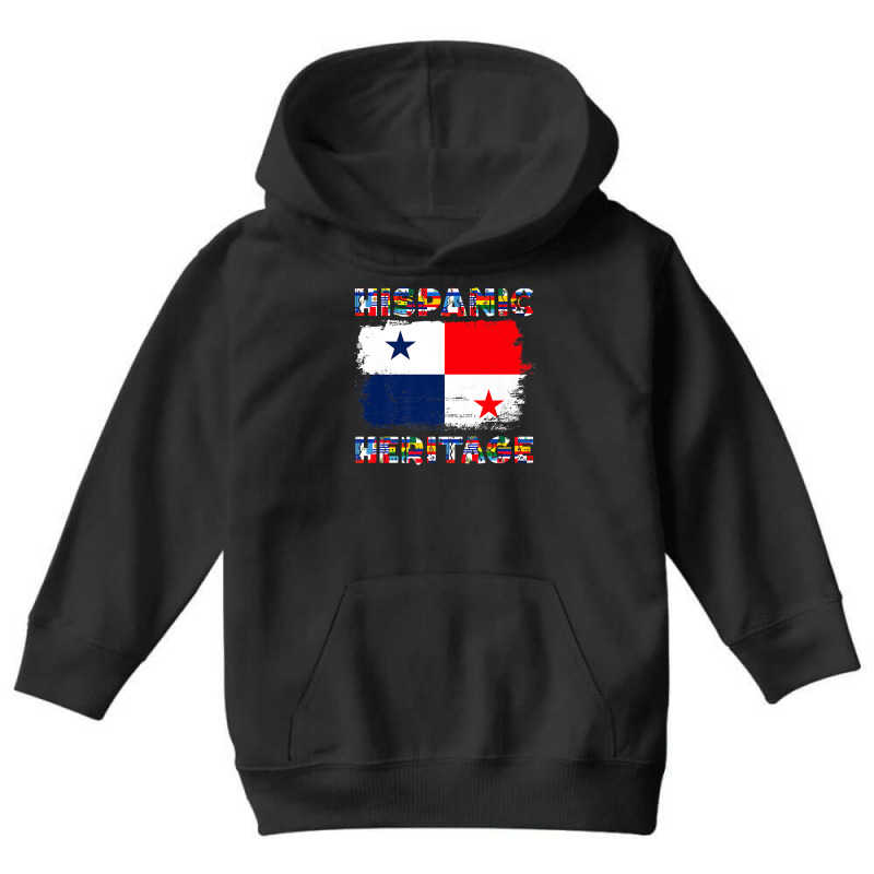 Vintage Panama Panamanian Flag Hispanic Heritage Month Premium T Shirt Youth Hoodie by cm-arts | Artistshot