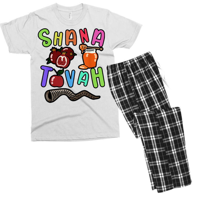 Shana Tovah, Rosh Hashanah, Men Women Kids, Jewish New Year T Shirt Men's T-shirt Pajama Set | Artistshot