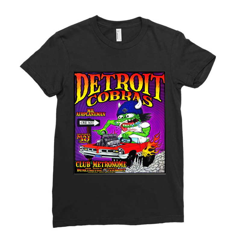 The Detroit Cobras Ladies Fitted T-Shirt by fplaidehx | Artistshot