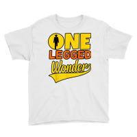 One Legged Wonder Funny Amputee Prosthetic Surgery Graphic T Shirt Youth Tee | Artistshot