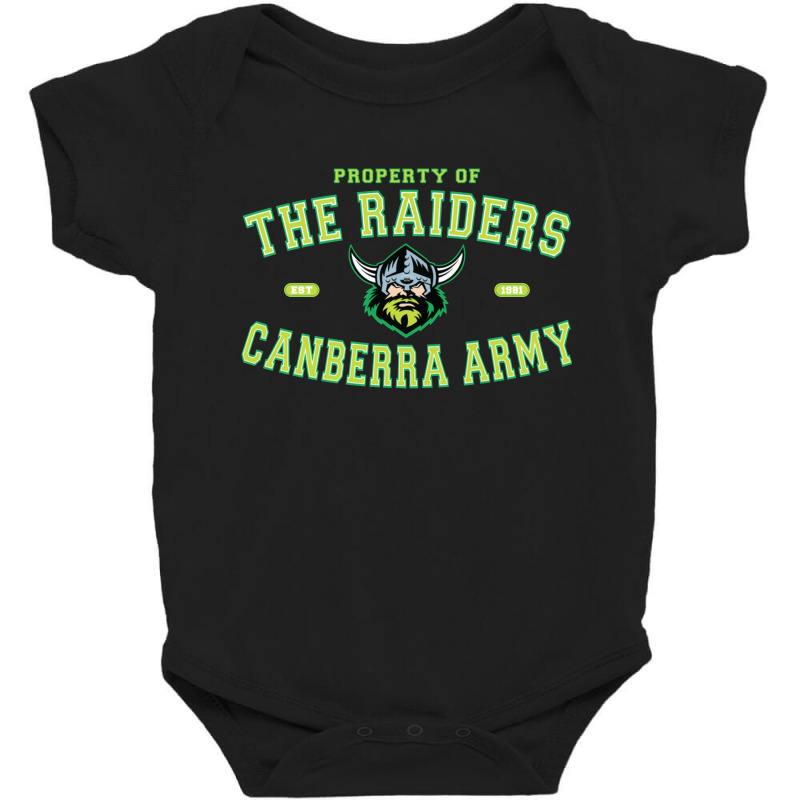 Nrl The Canberra Raiders Army Baby Bodysuit by ardylanda | Artistshot