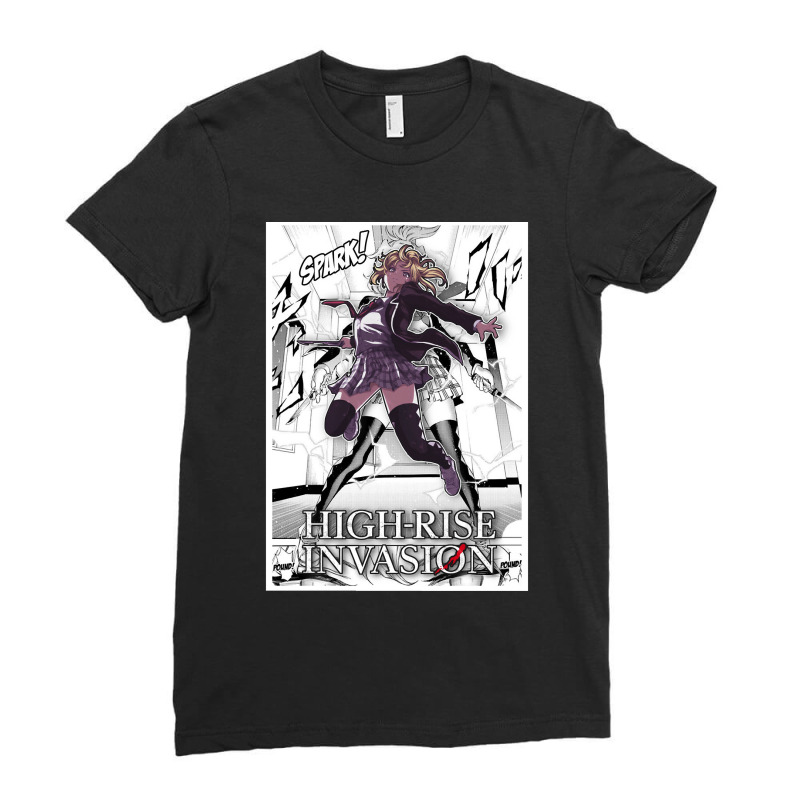 High Rise Invasion Mayuko Ladies Fitted T-Shirt by cm-arts | Artistshot