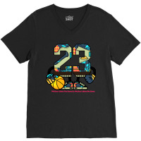 Number 232 Air Biohack 1s V-neck Tee | Artistshot