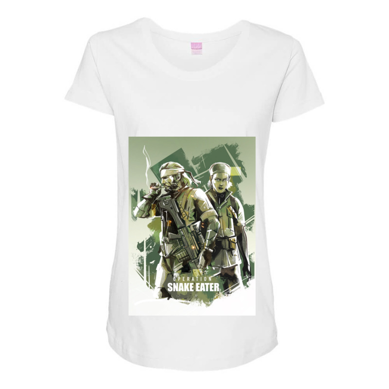 Operation Snake Eater Maternity Scoop Neck T-shirt by Ha Thu | Artistshot