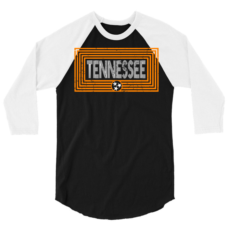 Orange & White Tennessee State Flag Design Unique Tennessee Pullover H 3/4 Sleeve Shirt by nyxexaelaewe7 | Artistshot