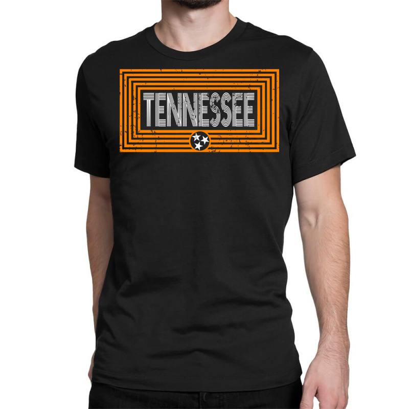 Orange & White Tennessee State Flag Design Unique Tennessee Pullover H Classic T-shirt by nyxexaelaewe7 | Artistshot