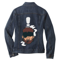 Smoke Signal Ladies Denim Jacket | Artistshot