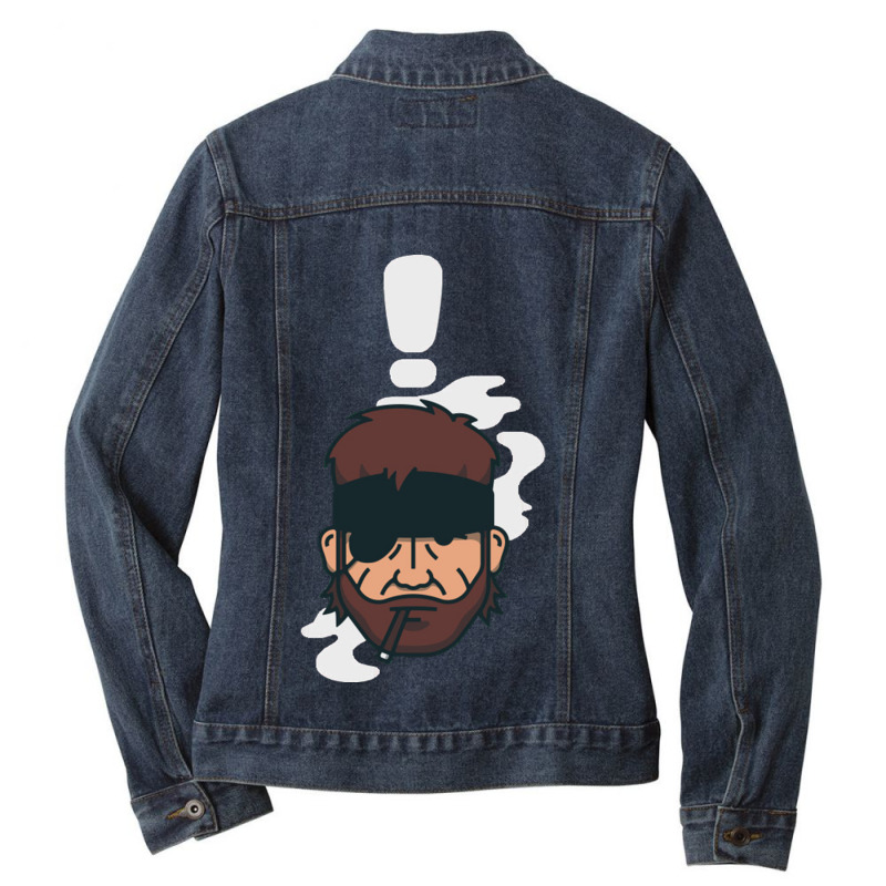 Smoke Signal Ladies Denim Jacket by Ha Thu | Artistshot