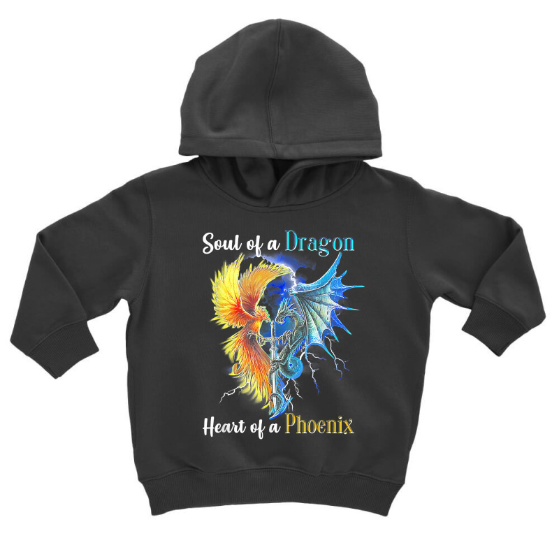 Soul Of A Dragon Heart Of A Phoenix T Shirt Toddler Hoodie by cm-arts | Artistshot