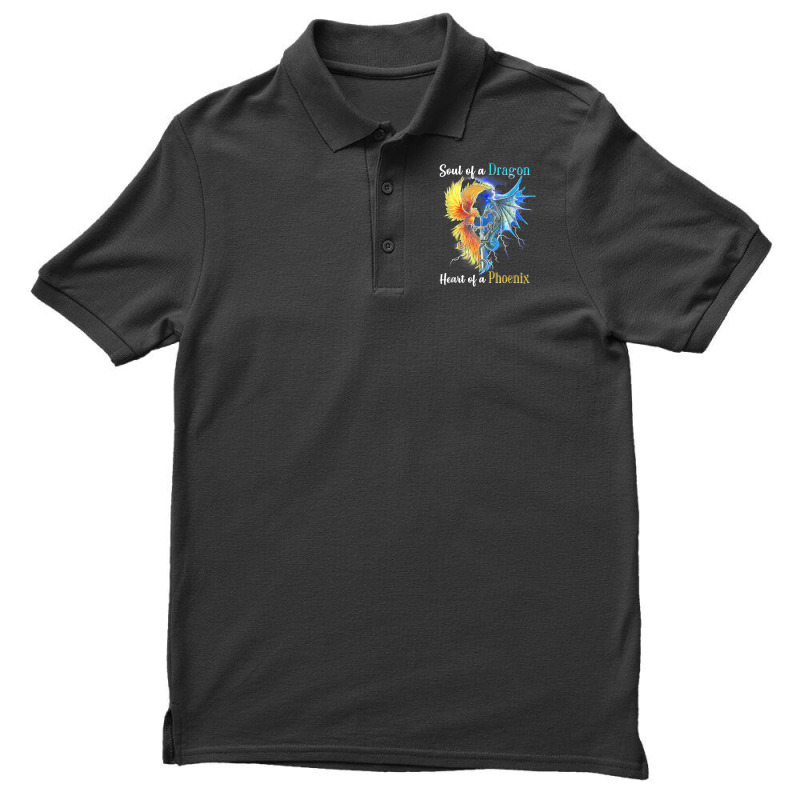 Soul Of A Dragon Heart Of A Phoenix T Shirt Men's Polo Shirt by cm-arts | Artistshot