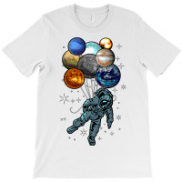 Astronaut Space Balloons Moon Mars Planets  Astronaut T-shirt | Artistshot