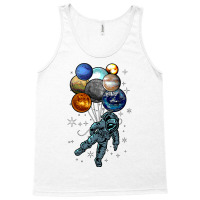 Astronaut Space Balloons Moon Mars Planets  Astronaut Tank Top | Artistshot