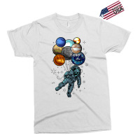 Astronaut Space Balloons Moon Mars Planets  Astronaut Exclusive T-shirt | Artistshot