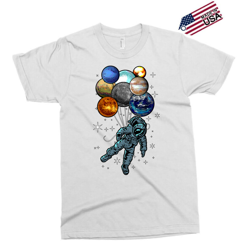 Astronaut Space Balloons Moon Mars Planets  Astronaut Exclusive T-shirt by AuturoMedero90 | Artistshot