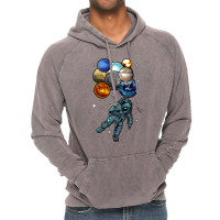 Astronaut Space Balloons Moon Mars Planets  Astronaut Vintage Hoodie | Artistshot