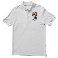 Astronaut Space Balloons Moon Mars Planets  Astronaut Men's Polo Shirt | Artistshot