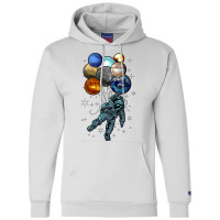 Astronaut Space Balloons Moon Mars Planets  Astronaut Champion Hoodie | Artistshot