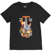 Marillion Guitar Signatures    Classic V-neck Tee | Artistshot