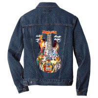 Marillion Guitar Signatures    Classic Men Denim Jacket | Artistshot