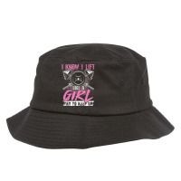 I Know I Lift Like A Girl Try To Keep Up  Gym Gift Bucket Hat | Artistshot