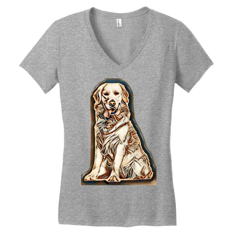 Dog Life Women's V-Neck T-Shirt by Kemnabi | Artistshot