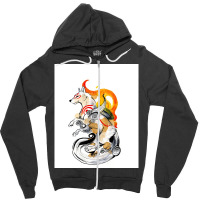 Okami Amaterasu Zipper Hoodie | Artistshot